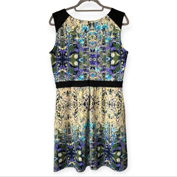 Cynthia Rowley Women's Purple Blue Floral Dress Size 12 - Picture 2 of 7